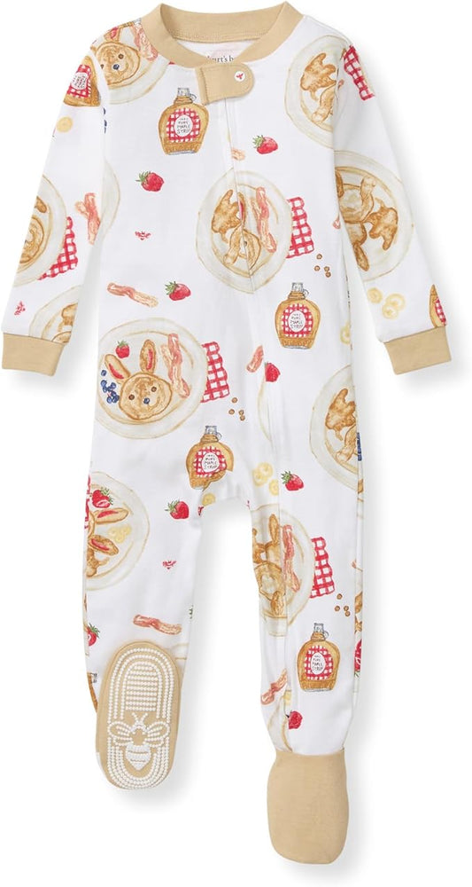 Burt's Bees Baby baby-boys Sleeper Pjs, 100% Organic Cotton, One-piece Footie, Zip Up Jumpsuit, Snug Fit Pajamas