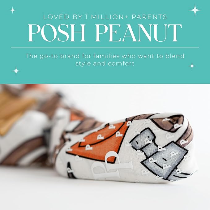 Posh Peanut Convertible Baby Sleepers - Girls Footless Baby Pajamas with 2 Way Zipper for Easy Diaper Changes