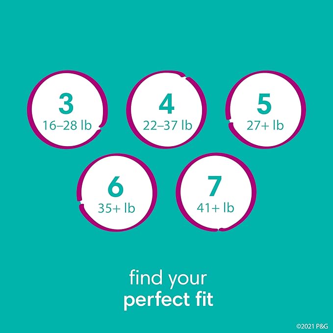 Pampers Diapers - Cruisers 360 - Size 6, 48 Count, Babyproof up to 100% Leakproof Pull-On Diaper