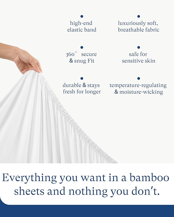 PurComfy Supersoft Crib Sheets 2-Pack, Premium Bamboo Viscose Stretchy Fitted Crib Sheet, Hypoallergenic Breathable Crib Sheets Boy Girl, Neutral Baby Crib Mattress Sheet, 9'' Extra Deep Pocket