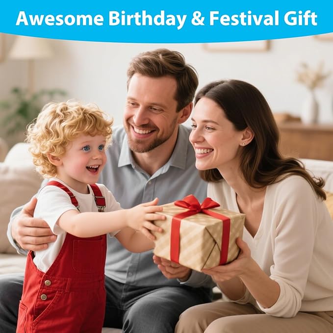 Magnetic Building Tiles, 134PCS Large Magnet Building Set,Magnetic Blocks, 3D STEM Stacking Toys, Magnets Toy for Kids Boys Girls