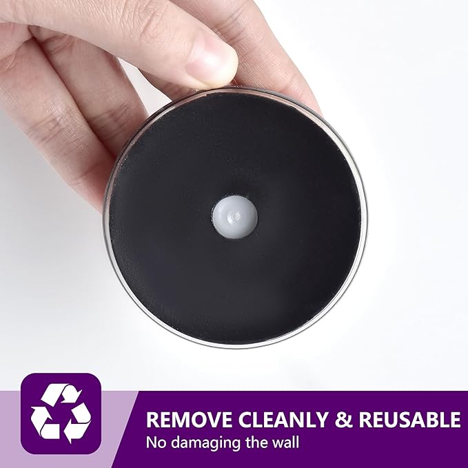 JOMOLA Suction Cup Shower Hooks for Hanging Towel Suction Hook for Inside Shower Stainless Steel Coat Hooks Wall Mounted Kitchen Utensil Stainless Steel, Brushed Black, 2PCS