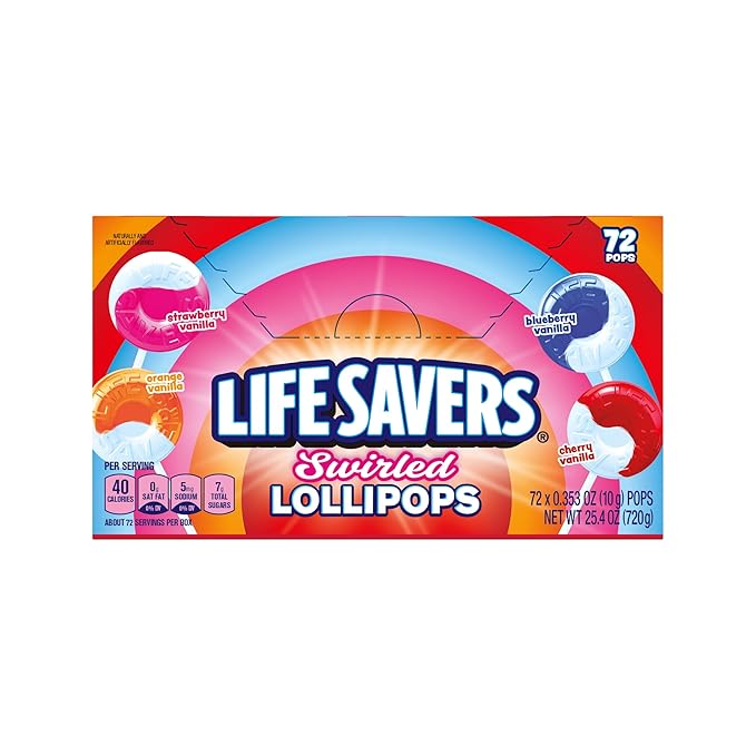LIFE SAVERS® Swirl Lollipops 72 count box