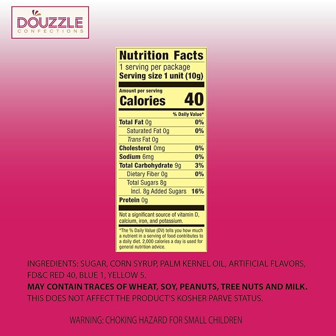 DOUzzle Back To School Candy Fidget Spinner, Hard Candy Lollipop 3 Flavors (12 count, 1 Pack) Individually Wrapped, Party Favor, Goodie Bag & Pinata Filler - Kosher Parve