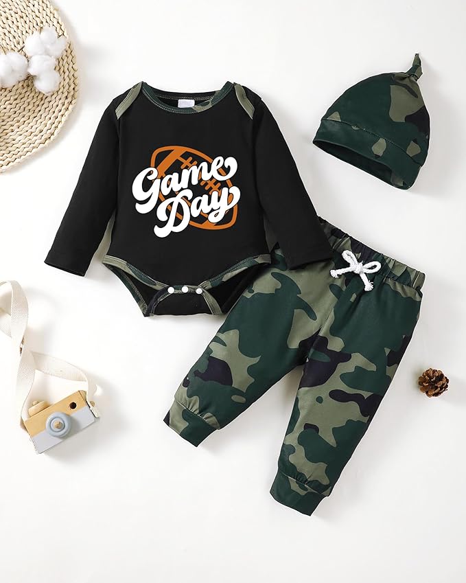 NZRVAWS Newborn Baby Boy Clothes Outfits Letter Prined Romper Pants Set Infant Baby Boy Clothing 0 3 6 9 12 18 Months