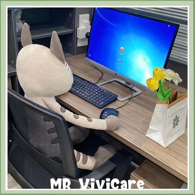 13" Huggable Standing Cat Stuffed Animals Plush Toy,Stuffed Cat Plush Toys for Girls,Cat Toys for Kids,Great Gift for Children,Birthday,Baby Shower,Christmas,Machine Washable