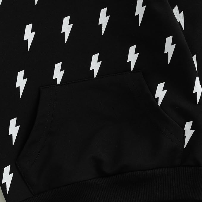 2Pcs Baby Boys Hoodie Tops Pants Set Dinosaur Deer Print Sweatsuit Fall Winter Outfits