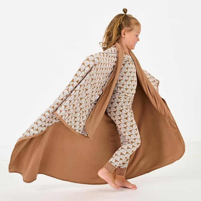 Little Sleepies Two-Piece Pajama Set for Boys & Girls, Soft Viscose from Bamboo Toddler Pajamas for Kids, Family Matching PJs