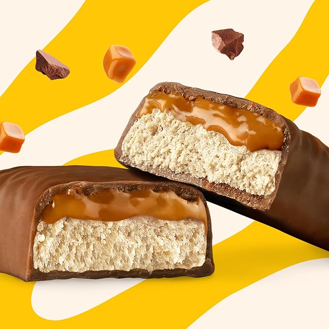 Nick’s Variety Protein Bars – 24-Count Box |Salty Peanut, Caramel and Almond Chocolate, High Protein, Low Calories, Low Carbs, Keto Friendly, No Added Sugar