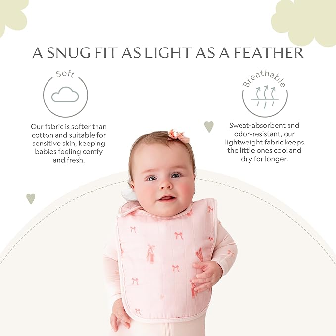 Bamboo Little Soft Baby Footie Pajamas, Baby Clothes, Newborn Sleepers, 95% Viscose and 5% Spandex, 0-24 Months