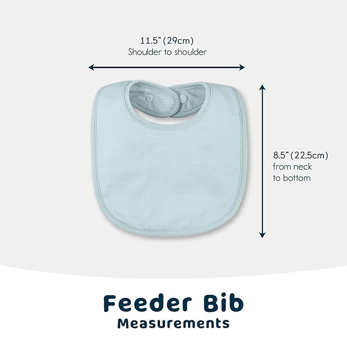 Tiny Twinkle 8 Pack Baby Food Bibs for Eating - Waterproof & Absorbent 6-12 Months Infant Bibs, OEKO-TEX Certified Drooling Bibs for Baby Led Weaning(Spring Boy Set 8-Pack)