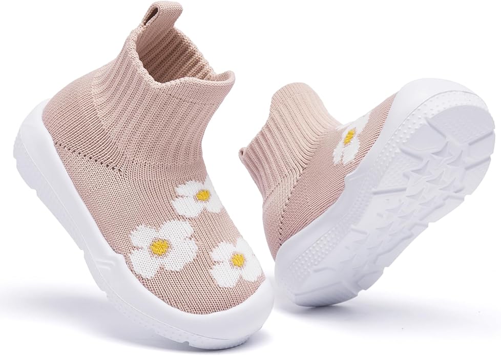 MORENDL Toddler Sock Shoes Baby Walking Shoes Infant Slippers Boys & Girls Non-Slip Sneakers