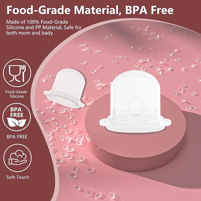 2pcs Silicone Diaphragm Compatible with Momcozy Mobile Style M6, Replace for M6 Breast Pump Replacement Accessories, Fit for Momcozy Pump Part, Not Original Parts