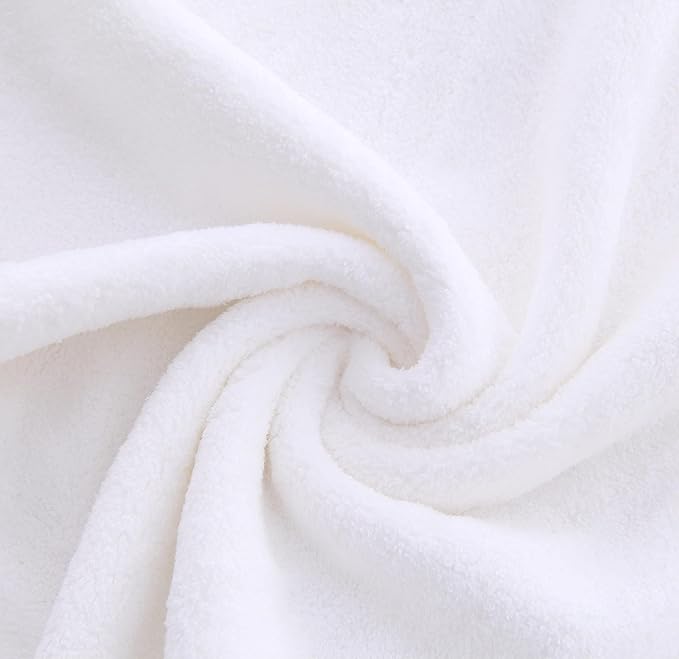 8 Pack Large Burp Cloths for Baby - 20" by 10" Ultra Absorbent Burping Cloth, Baby Washcloths, Newborn Towel - Milk Spit Up Rags - Burpy for Unisex, Boy, Girl - Burp Cloths Set(White)