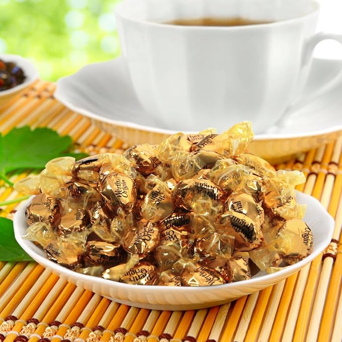 Original Caramel Hard Candy, 2.4LB Bulk Pack of Carmels Candy, Ideal for Sharing, Snacking, Parties and Gifting, Perfect for Stocking Up on Your Favorite Timeless Sweet Treat