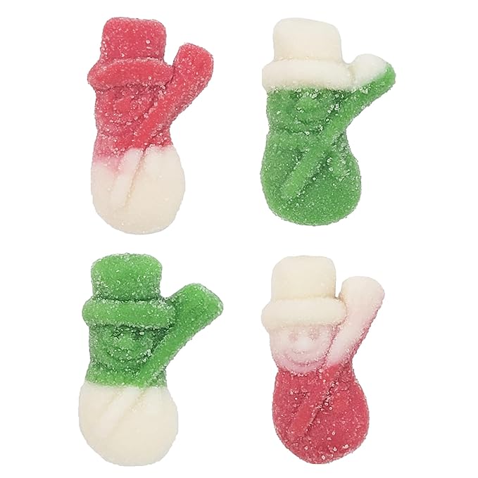 Fruidles Christmas Snowman Gummy Candy, Delicious Gummies, Fun and Festive Holiday Snacking, Party Favor (2 Pounds)