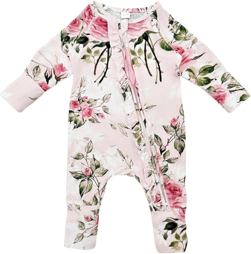 Bow Dream Bamboo Rayon Baby Pajamas Infant Sleepers Newborn Girl Boy Clothes Rompers Jumpsuit Outfit