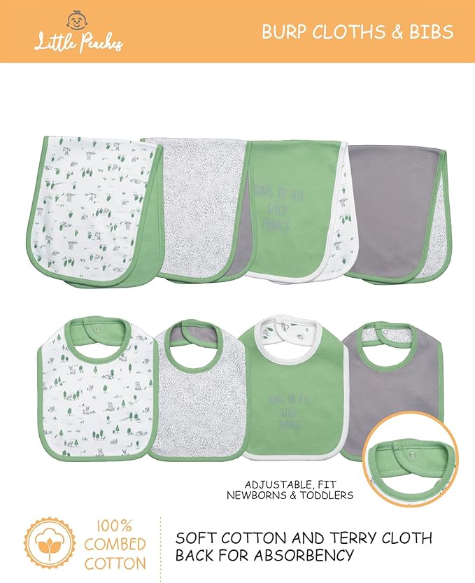 Baby Girl Clothes – 100% Cotton, Soft & Breathable Newborn Essentials and Gifts, Fits 3 to 6 Months