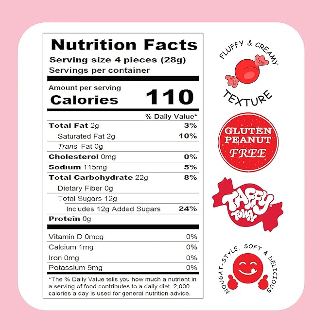 Taffy Town Saltwater Taffy, Watermelon, 2.5Lb