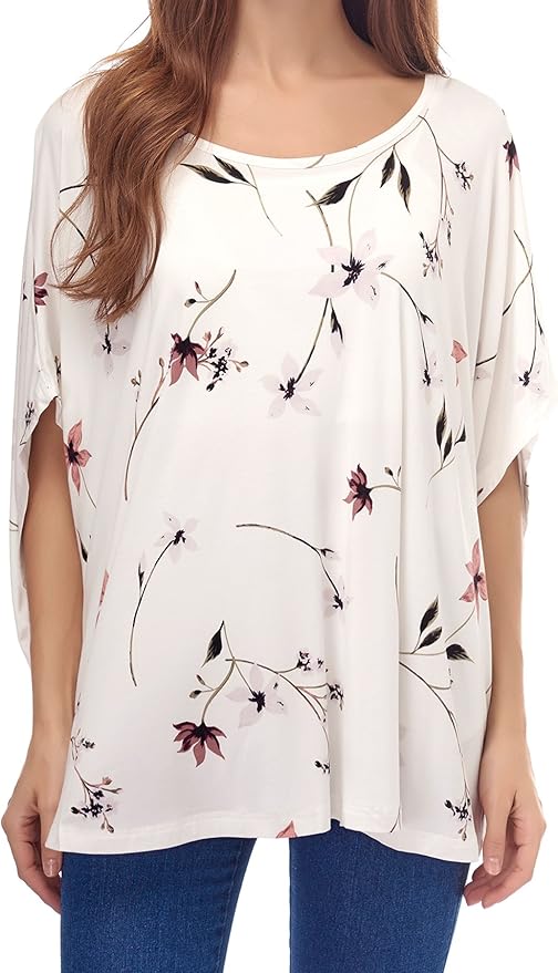 Smallshow Women's Nursing Top Maternity Poncho for Breastfeeding