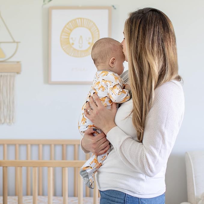 Burt’s Bees Baby Boys' One-Piece Sleep and Play 100% Organic Cotton PJs