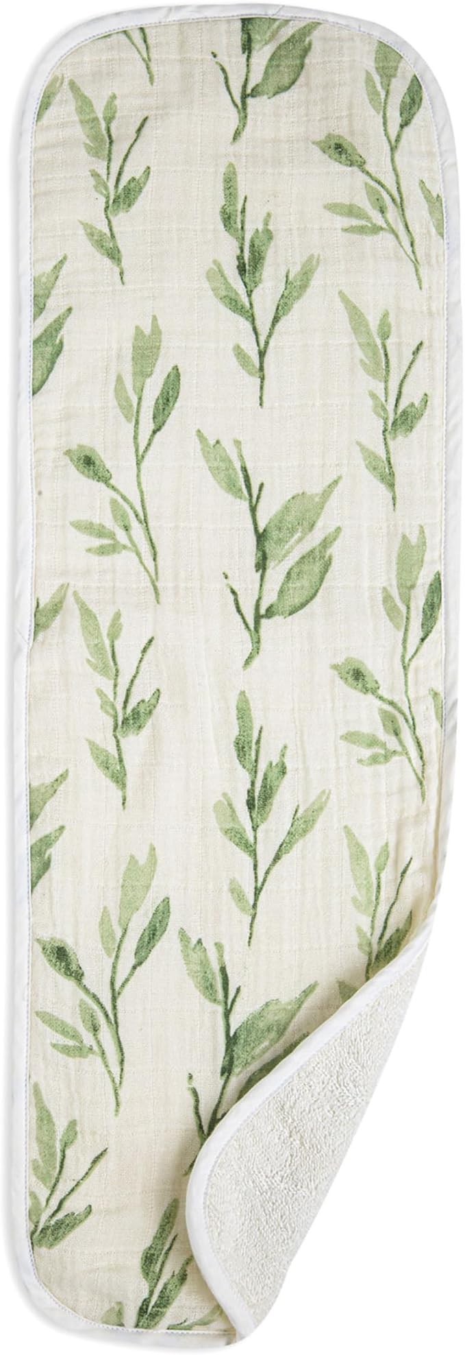 Crane Baby Cotton Muslin Burp Cloths Set of 3, Absorbent Floral Baby Burp Cloths, Newborn Essentials, Registry Must-Haves Pink Floral Burp Cloth