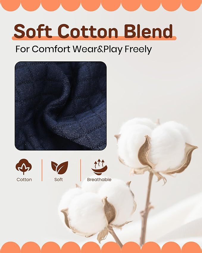 NZRVAWS Toddler Baby Boy Clothes Pullover Sweater Ripped Jean Sweatsuit Little Boy Outfit Fall Winter Clothing Set 6M-7T