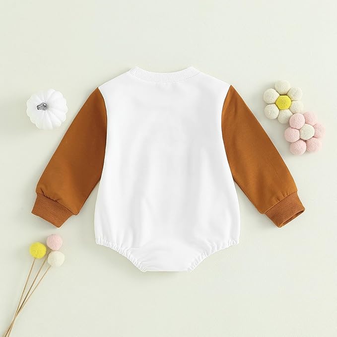 Infant Baby Girl Fall Outfit Sweatshirt Romper Letter Embroidery Jumpsuit Big Lil Sis Matching Newborn Winter Clothes