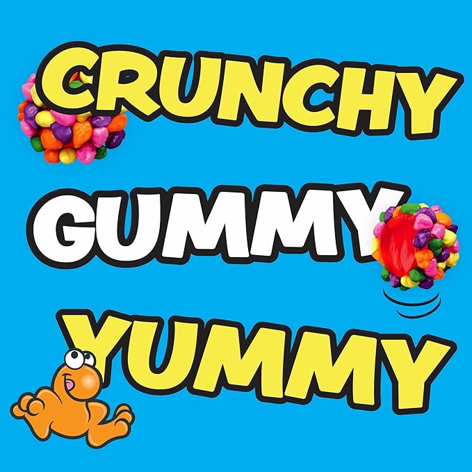 Nerds Gummy Clusters Candy, Rainbow, Resealable 8 Ounce Bag (Pack of 2)