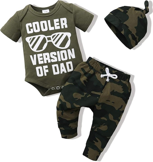 NZRVAWS Newborn Baby Boy Clothes Outfits Letter Prined Romper Pants Set Infant Baby Boy Clothing 0 3 6 9 12 18 Months
