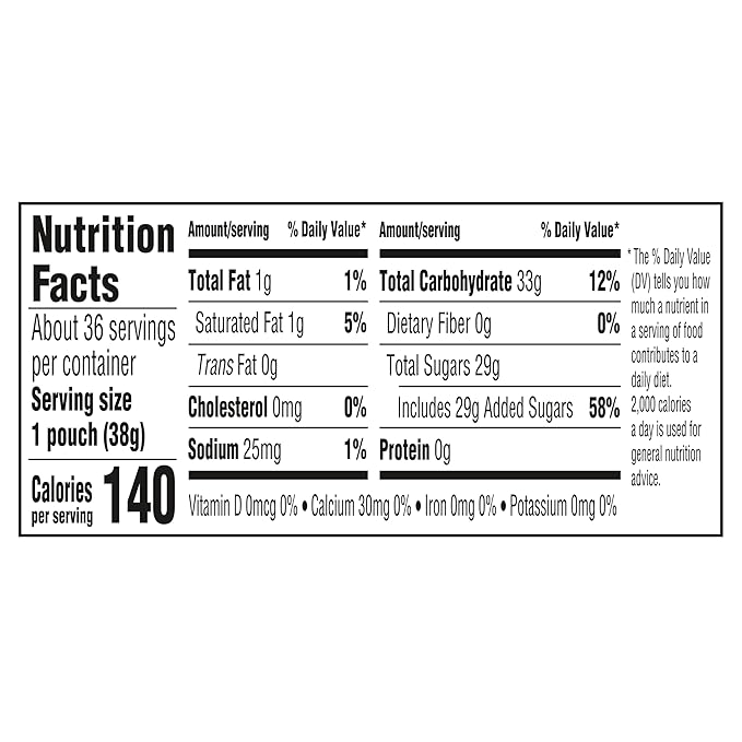 SweeTARTS Giant Chewy Candy, Sweet and Tart, 1.35 oz, 36 count