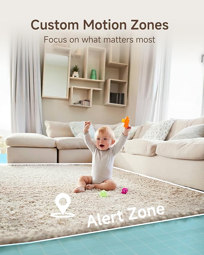 ARENTI WiFi Baby Camera Monitor B2 Kit 2025 Upgraded, 5-inch Wireless Display, Smartphone App, Encrypted Connection, Lullaby, Super Night Vision, Auto Tracking, Temp Sensor, Support Local Storage