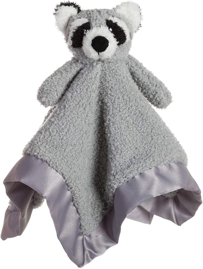 Apricot Lamb Stuffed Animals Raccoon Security Blanket Infant Nursery Character Blanket Luxury Snuggler Plush Baby Lovey(Raccoon)