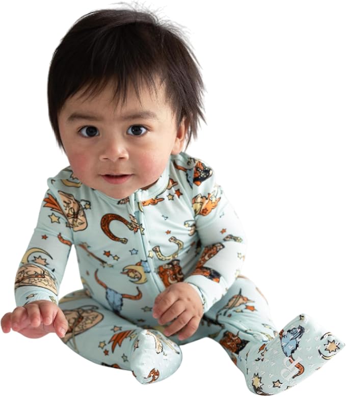 Posh Peanut Convertible Baby Sleepers - Girls Footless Baby Pajamas with 2 Way Zipper for Easy Diaper Changes