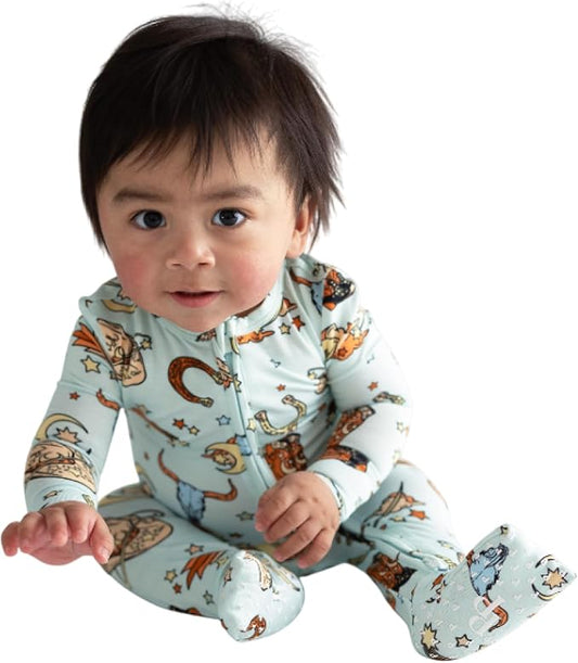 Posh Peanut Convertible Baby Sleepers - Girls Footless Baby Pajamas with 2 Way Zipper for Easy Diaper Changes