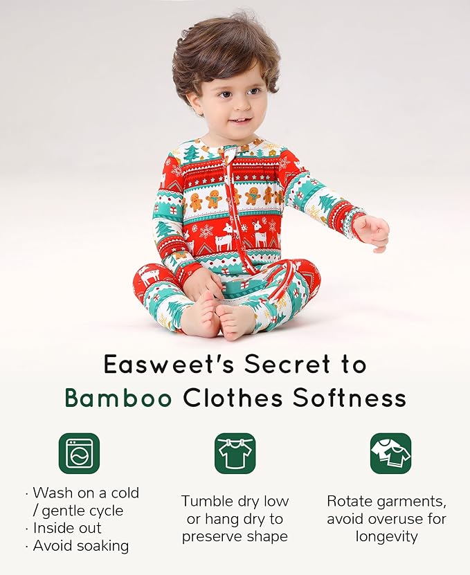 Footless Pajamas Baby Boy Girls, Viscose from Bamboo Baby Pajamas, Two Way Zipper Sleepers, Newborn Pjs