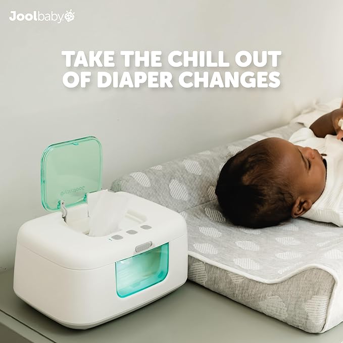 TinyBums Baby Wipe Warmer & Dispenser with LED Changing Light & On/Off Switch - Jool Baby