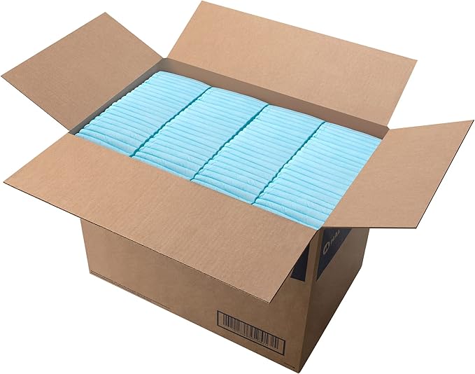 HALYARD Disposable Standard Underpads Incontinence Bed Pads 17”x24” Lt. Blue-Comfortable Chucks Pads Disposable for Adults-Soft Bed Pads for Elderly/Adult Patient 48821 (Pack of 50)