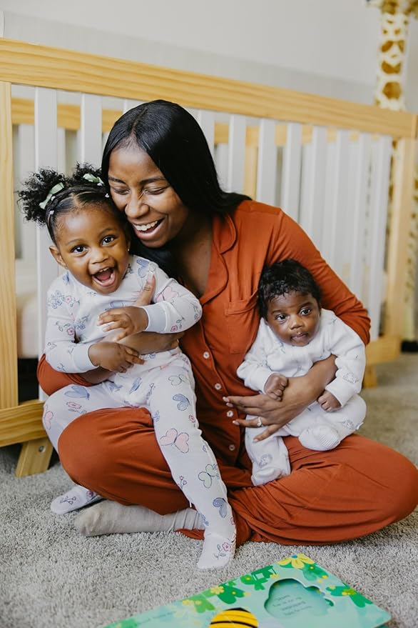 Gerber Baby Girls' 2-Pack Footed Pajamas