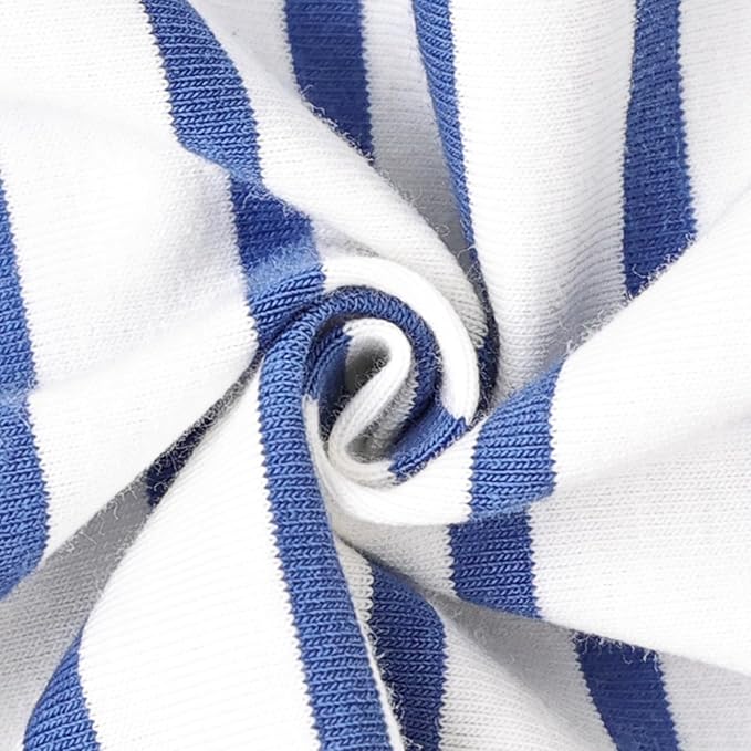 Baby Boy Clothes Newborn Outfits Stripe Romper Infant Cartoon Overall Adjustable Suspender Pants Set 0-18 Months