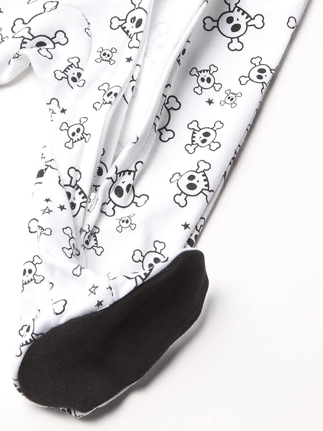 HonestBaby Baby Celebration Sleep & Play Footed One-Piece Pajama Sleeper 100% Organic Cotton