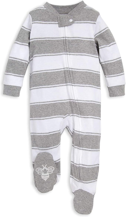 Burt’s Bees Baby Boys' One-Piece Sleep and Play 100% Organic Cotton PJs