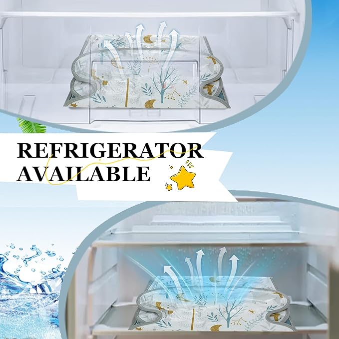 Miracle Baby Gel Car Seat Cooler Pad - Universal Double Sided Cooling Mat for Stroller, Infant Seat & Dining Chair | Summer Ice Cushion | Baby Safety Seat Liner | 1-Pack