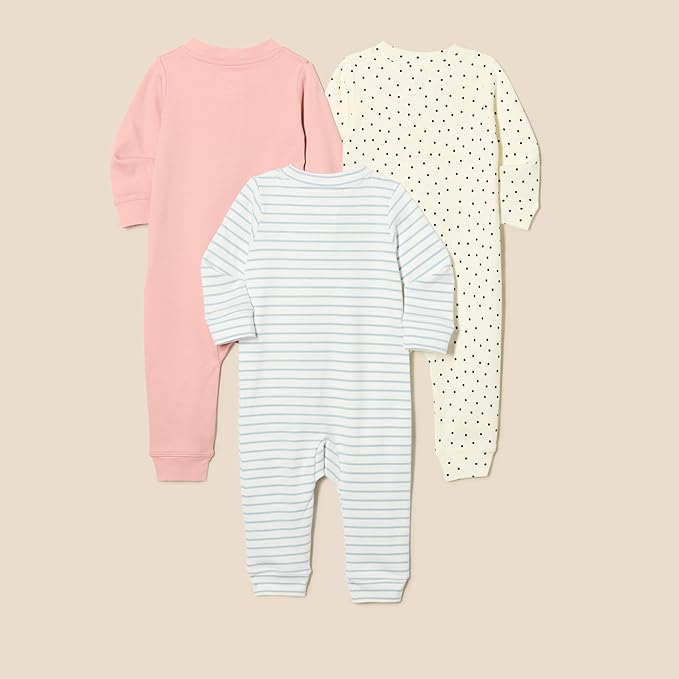 Amazon Essentials unisex-baby Cotton Zip-Front Footless Sleepsuit
