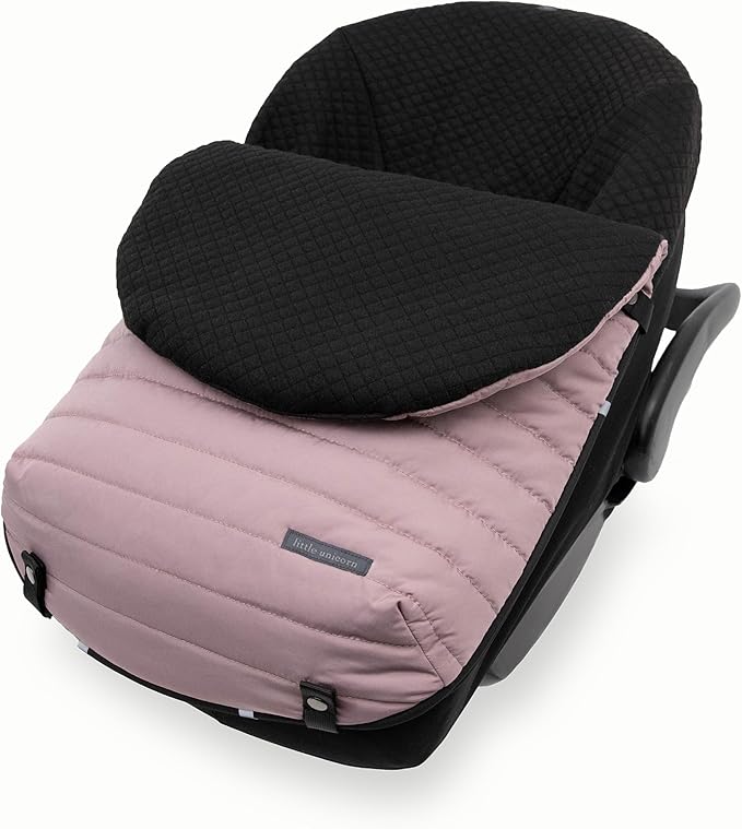 Little Unicorn Infant Car Seat Footmuff – Weather-Resistant Baby Bunting Bag with Magnetic Closure, Non-Slip Backing & Open Harness Design – Universal Fit Winter Cover for Baby Car Seat & Stroller