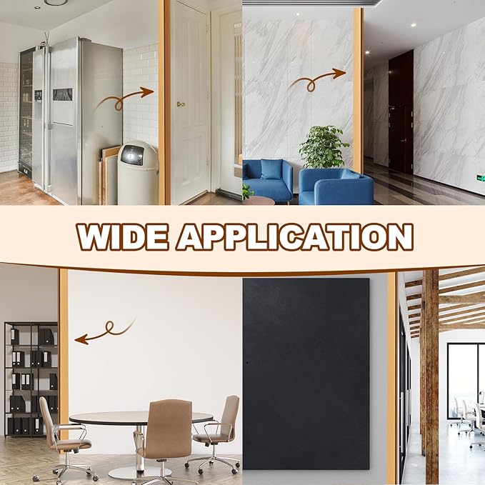 Therwen 30 Pcs Aluminum Alloy Metal Molding Corner Guards 48 x 1.2 x 1.2 Inches Wall Corner Guard Protectors with 90° Angle Door Frame Cabinet Baseboard Protector for Edge Wall Decoration (Golden)