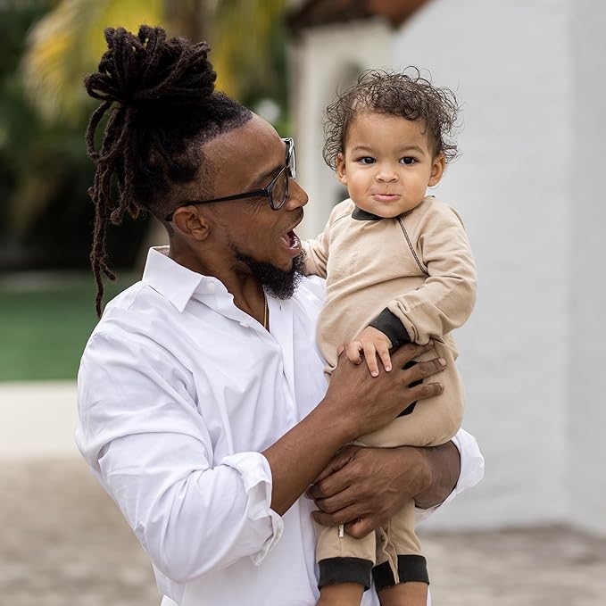 Burt's Bees Baby Boys' 100% Organic One-Piece Long Sleeve Coverall