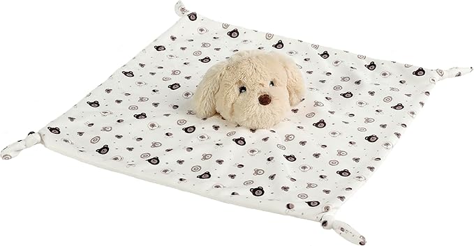 CREVENT Gift Set for Newborns -Diaper Caddy Organizer Basket with 2 Blankets, 1 Taggie, 1 Lovey, 3 Socks，1 Gift Bag with Ribbon - Welcome Essential Baby Shower (Neutral