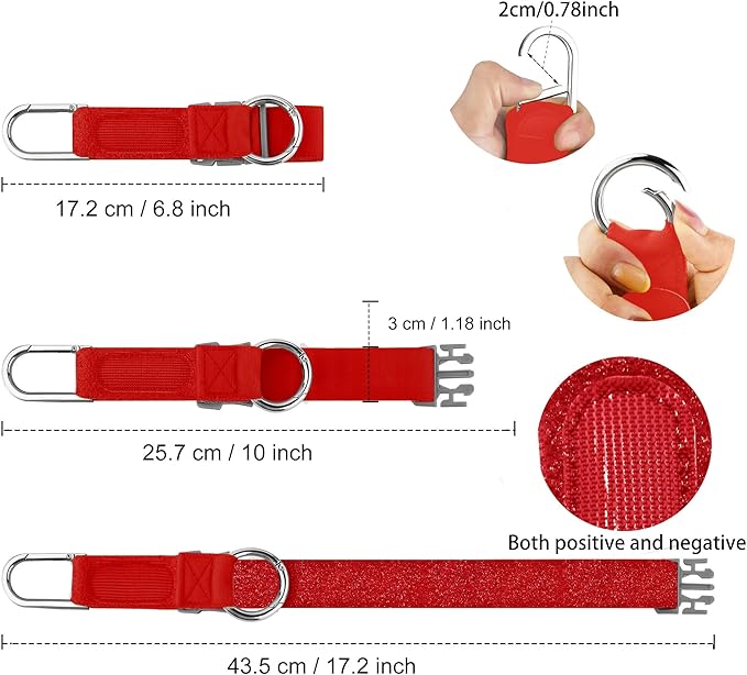 Elastic Jacket Gripper with D-Ring Hook and Buckle, ZINZ D-Ring Hook Baggage Suitcase Straps Belts Travel Accessories, Makes Your Hands Free