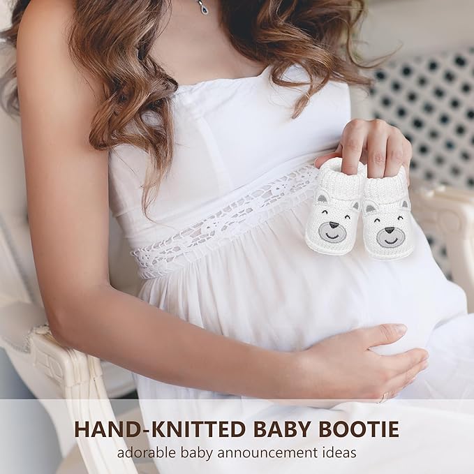 Pregnancy Announcement, Coming Soon Baby Announcement For Grandparents Dad Husband Family, Pregnancy Reveal Ideas, Gender Reveal Baby Shower Gifts -Felt Letter Board, Onesie, Booties, Wooden Sign